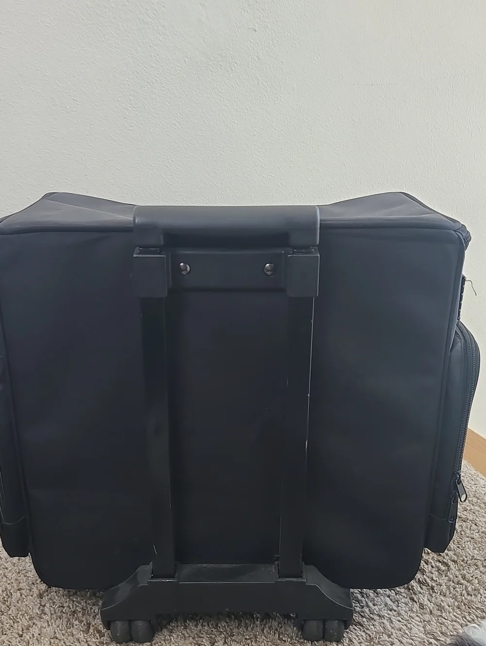 Rolling Black Travel Craft/Scrapbook Case -
